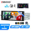Autoradio 1 DIN Carplay Android 14 32G 6.86" IPS Bildschirm USB GPS NAV RDS Kam