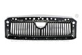DPA Lüftungsgitter Grill Stoßfänger für SKODA Octavia II Combi (1Z5) Schwarz