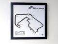Silverstone UK - 3D F1 Formel 1 Circuit Wall Art Rennstrecke - 3D Laserschnitt