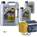 BOSCH Ölfilter 7L Liqui Moly Top Tec 4100 5W-40 für BMW 3er 325i 330i Z4