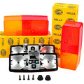 2x HELLA Heckleuchten Rückleuchten UNIVERSAL Anhänger Baumaschinen Traktor