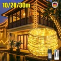 10M-30M LED Lichtschlauch Lichterschlauch IP65 Garten Außen Party Lichterkette