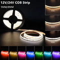 COB LED Streifen Lichtband 12V 24V Stripe Lichterkette Selbstklebend WW/NW/CW 5M