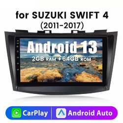 Für Suzuki Swift IV FZ 2011-2017 CarPlay Autoradio GPS Navi 2+64GB Android 13