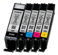 Canon 5x Original DRUCKER Patronen PGI-580 PGBK + CLI 581 Multipack 2078C005 Set