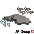 JP GROUP Bremsbelagsatz Scheibenbremse JP 3463700310 für HONDA FK CIVIC FN 8 FK1