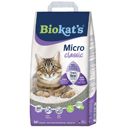 Gimborn Biokats │ Micro Classic im Papiersack -  14 l │ Katzenstreu, Klumpstreu