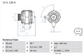Lichtmaschine Generator für AUDI VW A4 B5 A6 C5 Avant PASSAT Variant