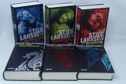 STIEG LARSSON 1 2 3 4 5 6 Vernichtung Verfolgung Verschwörung MILLENNIUM 6x Buch