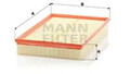 Luftfilter Filtereinsatz C 36 188 MANN-FILTER für AUDI SKODA VW