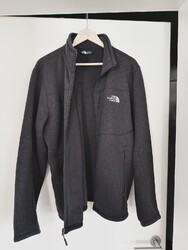 The North Face Fleecejacke Herren Größe L – Dunkelgrau / Schwarz