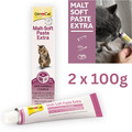 2 x 100g GimCat Malt-Soft Paste Extra Katzensnack Anti-Hairball Katzensnack