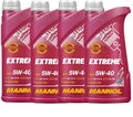 4x1 LITER MANNOL 5W-40 EXTREME ESTER MOTOR-ÖL LEICHTLAUF SYNTHETIC ACEA A3 B4