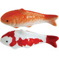 2x Aquarium Keramik Fischfiguren, schwimmend, realistisch, Deko
