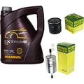 MANN-FILTER Inspektionspaket 5L MANNOL Extreme 5W-40 für Opel Meriva Zafira A