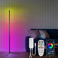 LED Stehleuchte RGB 7W Deko Stehlampe LED Farbig mit Fernbedienung und Bluetooth