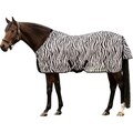 Waldhausen 135 cm Schwarz/Weiß Fliegendecke Zebra mit Kreuzgurten Fliegenschutz