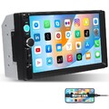 7" Doppel 2Din Autoradio Stereo Bluetooth Touchscreen USB TF FM AUX MP5 Player