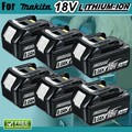2X Original 18V 5Ah 8,0Ah Akku Für Makita BL1850 BL1860B Led Anzeige /Ladegerät