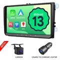 CAM+ 9" IPS Android 13 Auto Autoradio Navi CarPlay für VW Golf 5 6 Tiguan Touran