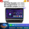 10.1'' Carplay Für Fiat Ducato 2011-2022 Android 13 Autoradio GPS Navi WIFI DAB+