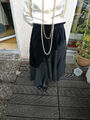 Ein schicker Rock Samt Schwarz dunkel Blau gr 36 38