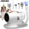 Airrobo Hundeschermaschine & Tierhaar Staubsauger mit 5 Profi Haustierpflegeset