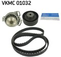 SKF VKMC01032 Wasserpumpe + Zahnriemensatz Zahnriemensatz und Wasserpumpe 