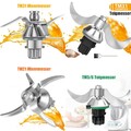für Vorwerk Thermomix TM31 TM21 Küchenmaschine Ersatz Messer Mixmesser Edelstahl