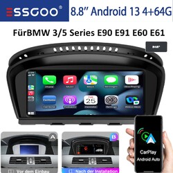 DAB+ Für BMW E60 E61 E90 E91 CCC 8.8" Android 13 Autoradio CarPlay GPS Navi WIFI