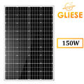 150W Solarpanel 12V Photovoltaik Solarmodul Monokristallin für Wohnmobil Camping