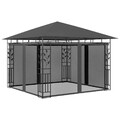 Pavillon mit Moskitonetz 180g/m² Partyzelt Gartenzelt Mehrere Auswahl vidaXL