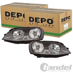 2x DEPO H15 H7 SCHEINWERFER SATZ passend für VW GOLF LINKS+RECHTS