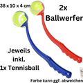Hundespielzeug Ballschleuder Ballwerfer Ball Schleuder Wurfball Wurfarm 4tlg=2er