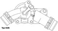 BorgWarner (Wahler) Thermostat Kühlmittel 4326.97D für BMW E39 E46 97 X5 Z3 E60