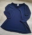 Kim & Co Bluse Shirt * Blau Marine* Gr.  L  * 3/4-Arm * Neu ohne Etikett!