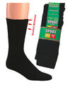 Sportsocken, mit Komfortbund, Baumwolle, im 5er Pack, schwarz, ohne enges Gummi