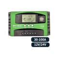 MPPT Solarladeregler 100 Amp wasserdicht für 12V 24V Solar Setup