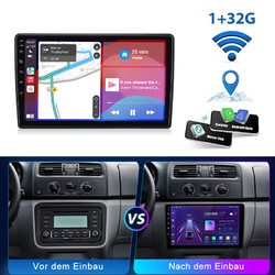 Für Skoda Fabia II 2007-2014 Android 13 Autoradio GPS NAVI Carplay SWC WIFI DAB+