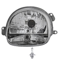 Scheinwerfer links für Renault Twingo Bj 09/00-07/07 glasklar inkl. Lampen