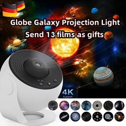 13 in 1 LED Sternenhimmel Galaxy Projektor Lampe Nebula Planetarium Nachtlichte