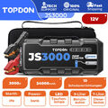 TOPDON JS3000 Auto KFZ Starthilfe Booster Powerbank Jump Starter 24000mAh 9L Gas