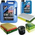 INSPEKTIONSKIT FILTER LIQUI MOLY ÖL 6L 5W-30 für Nissan Juke F15 1.6