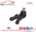 TRAGGELENK FÜHRUNGSGELENK VORNE NIEDRIGER JAPKO 73H12 2PCS V NEU OE QUALITÄT
