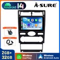 DAB+ 2G+32G Android 14 Autoradio Für Ford Mondeo 2004-2007 GPS Navi CarPlay RDS