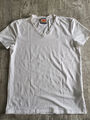 BOSS ORANGE T-Shirt mit V-Neck Ausschnitt in weiß - Gr. L - TOP Zustand