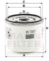 MANN-FILTER W7057 Ölfilter für FORD