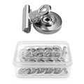 Kühlschrank Magnet Clips Set 15x Magnetclip Kühlschrankmagnete stark Klammer