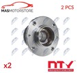 RADLAGERSATZ RADLAGER SATZ HINTEN NTY KLT-CT-046 2PCS V FÜR CITROËN DS4,DS5