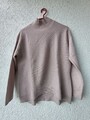 WHITE T Rollkragen Damen Pullover Gr. XS BEIGE 100 % KASCHMIR TOP